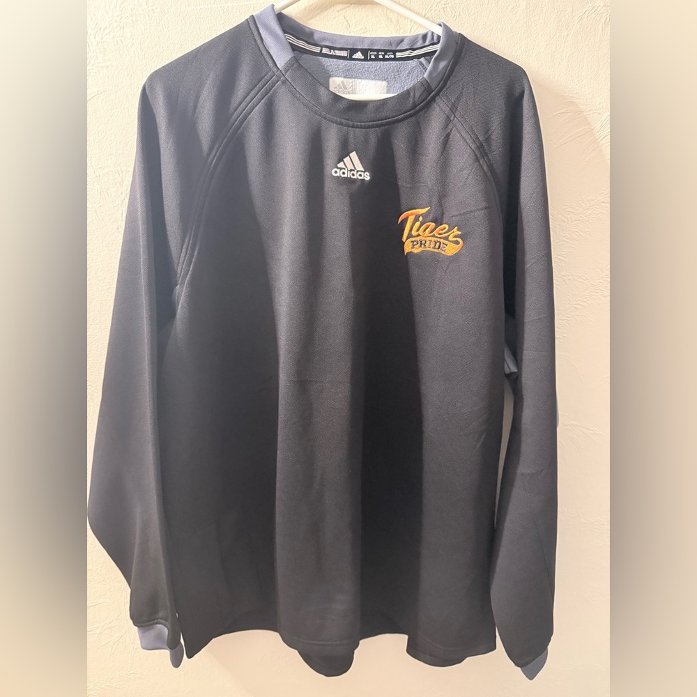 Adidas Charcoal Gray Crewneck Top
